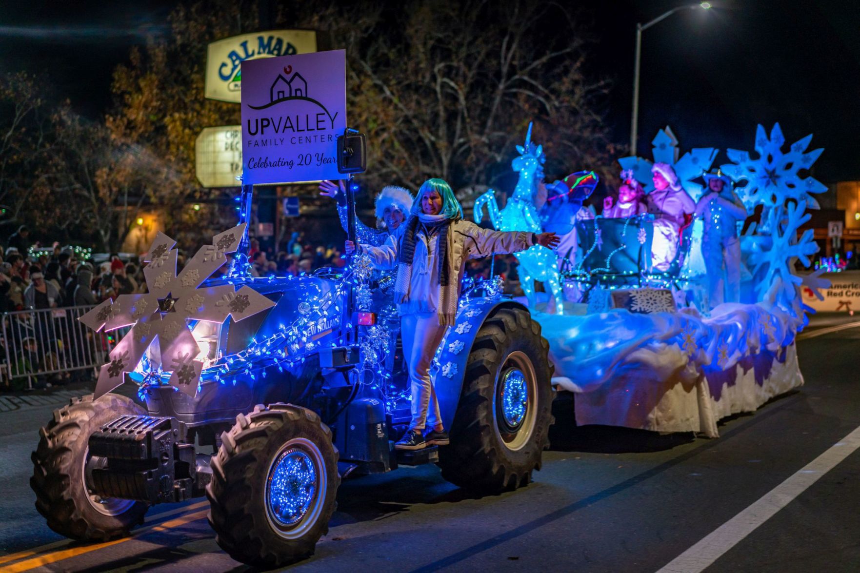 Calistoga Lighted Tractor Parade